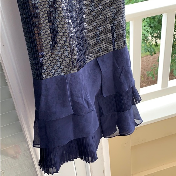 BCBG MaxAzria NAVY XS Sequin Dress - Picture 6 of 9